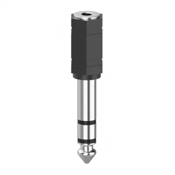 Pārejas savienotājs Hama 00205194 3.5mm uz 6.3mm Melns Sudrabs