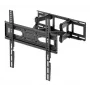 Manhattan pilnas kustības sienas stiprinājums TV un monitoriem, 32 inch–55 inch, VESA 100x100–400x400, melns