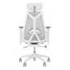 Spēļu krēsls Asus ROG Destrier Ergo Core White — sieta sēdeklis, 136 kg, 720 mm