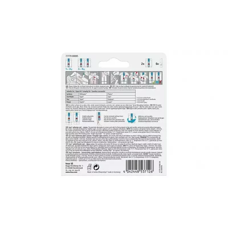 Āķis TESA 77779 Indoor Blue White 2 gab.