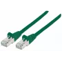 Intellinet tīkla savienojuma kabelis, Cat7/Cat6A spraudņi, 7,5m, Zaļš, Vars, S/FTP, LSOH/LSZH, PVC, RJ45, Apzeltīti kontakti, Aizsargvāciņš, Mūža garantija