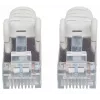 Intellinet tīkla pagarinātājkabelis, Cat7/Cat6A spraudņi, 20m, Pelēks, Varš, S/FTP, LSOH/LSZH, PVC, RJ45, Apzeltīti kontakti, Aizsargvāciņš, Mūža garantija