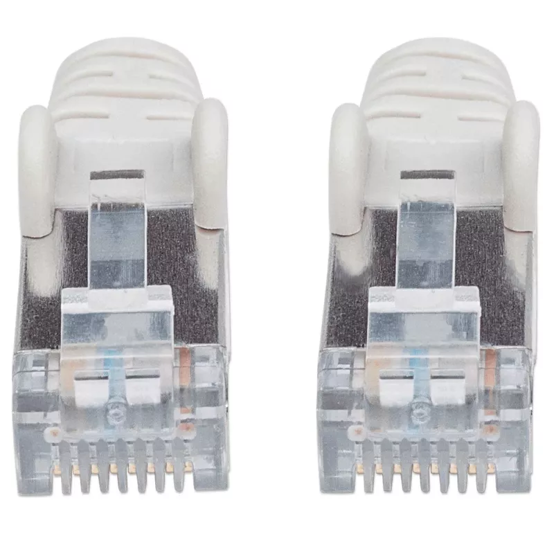Intellinet tīkla pagarinātājkabelis, Cat7/Cat6A spraudņi, 20m, Pelēks, Varš, S/FTP, LSOH/LSZH, PVC, RJ45, Apzeltīti kontakti, Aizsargvāciņš, Mūža garantija