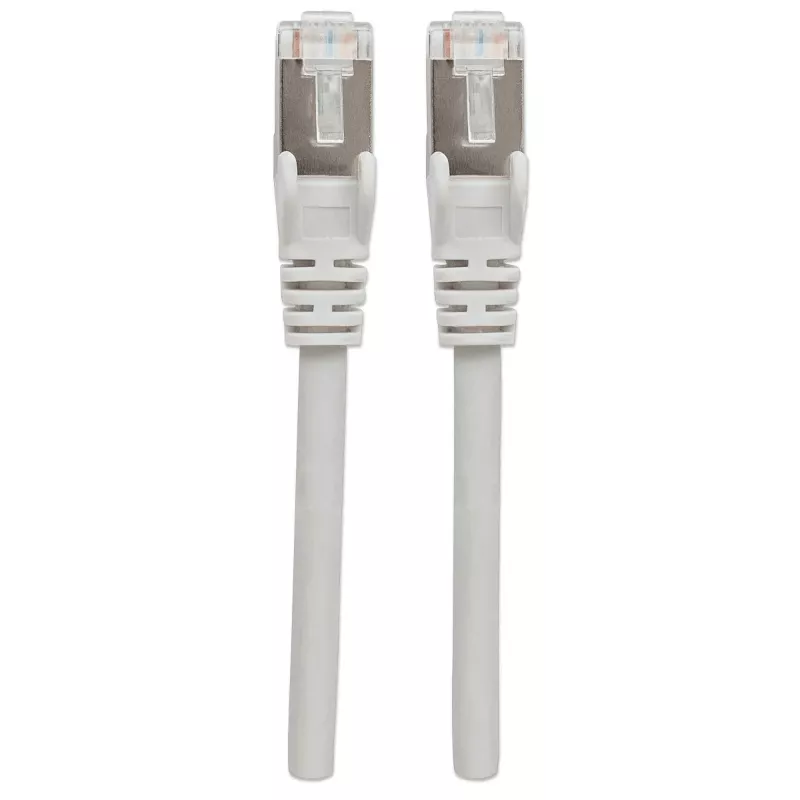 Intellinet tīkla pagarinātājkabelis, Cat7/Cat6A spraudņi, 20m, Pelēks, Varš, S/FTP, LSOH/LSZH, PVC, RJ45, Apzeltīti kontakti, Aizsargvāciņš, Mūža garantija