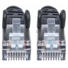 Intellinet tīkla savienojuma kabelis, Cat6, 30m, Melns, Varš, S/FTP, LSOH / LSZH, PVC, RJ45, Zeltīti kontakti, Bezāķa, Aizsargvāciņš, Mūža garantija