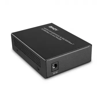 Lindy 25119 tīkla mediju pārveidotājs 850 nm Daudzmodu Melns