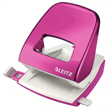 Leitz NeXXt WOW 5008 metāla caurumotājs 2 caurumi / 30 loksnes, rozā, balts