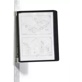 Dokumentu displeja karuselis portreta A4 Durable Vario magnet wall 5