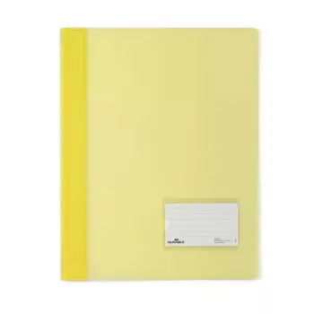 Durable dokumentu mape Durable 2680-04, A4, caurspīdīgs PVC, dzeltena