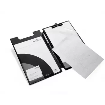 Durable 2332-01 A4 PVC klipu mape melna