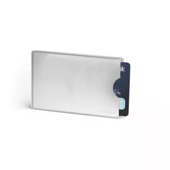 Durable Card Pocket 890023 Sudraba – 10 gab. RFID aizsargmaciņa vienai kartei