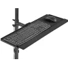 Multividas ratiņi Equip 17 inch–32 inch viena monitora mobilā darbstacija