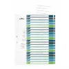 Durable 679727 Tukšās cilnes indekss Daudzkrāsains Polipropilēns 245x305 mm