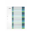 Durable 679727 Tukšās cilnes indekss Daudzkrāsains Polipropilēns 245x305 mm