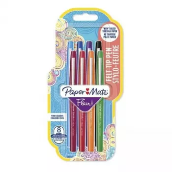 Filtspalvīte Papermate Flair Medium Daudzkrāsains 8 gab.