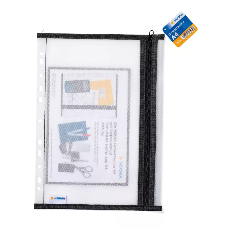 HERMA Folder Bag A4 melna EVA materiāls 230x320 mm