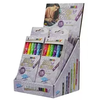 Marķieru komplekts WEDO 252 6 krāsās (melns, zils, zaļš, fuksīns, violets, dzeltens)