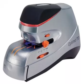 Rexel Optima 70 elektriskais skavotājs, 70 lapām, melns/sudrabs
