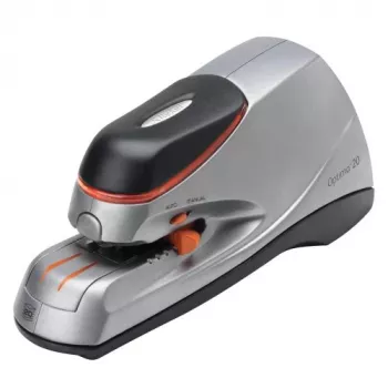 Rexel Optima 20 elektriskais skavotājs, 20 lapas, melns, oranžs, sudrabs, 788 g, 292 mm, 143 mm, 175 mm