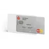Durable 890319 Biznesa kartīšu turētājs caurspīdīgs ar RFID aizsardzību