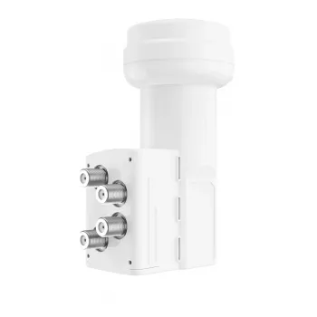 Hama 00205377 LNB (Low Noise Block) ar zemu trokšņa līmeni, balts