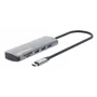 Manhattan USB-C Dokstacija ar Karšu Lasītāju, 7 Porti: Ethernet, HDMI, USB-A (x3) un USB-C (x2), ar 100 W Power Delivery