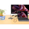 Manhattan USB-C Dokstacija ar Karšu Lasītāju, 7 Porti: Ethernet, HDMI, USB-A (x3) un USB-C (x2), ar 100 W Power Delivery