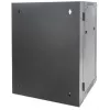Intellinet 19 collu tīkla skapis - sienas montāža (divu sekciju šarnīra izvēršana), 15U, 550mm dziļš, melns, salikts, max 30kg, izvēršas, lai piekļūtu aizmugurei