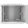 Intellinet 19 collu tīkla skapis - sienas stiprinājums (standarta), 9U, 600 mm dziļš, pelēks, salikts, max 60 kg, piemērots arī lietošanai uz galda vai grīdas, lietderīgais dziļums 500 mm, metāla un stikla durvis, aizmugures panelis, noņemami sāni, sienas
