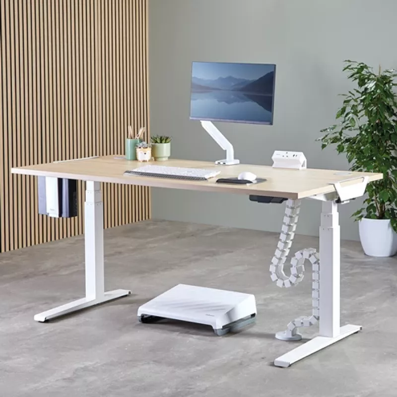 Fellowes 100136876 CPU turētājs zem galda Balts