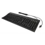 KeySonic KSK-8041U-CR tastatūra ar iebūvētu viedkaršu lasītāju, USB, melna