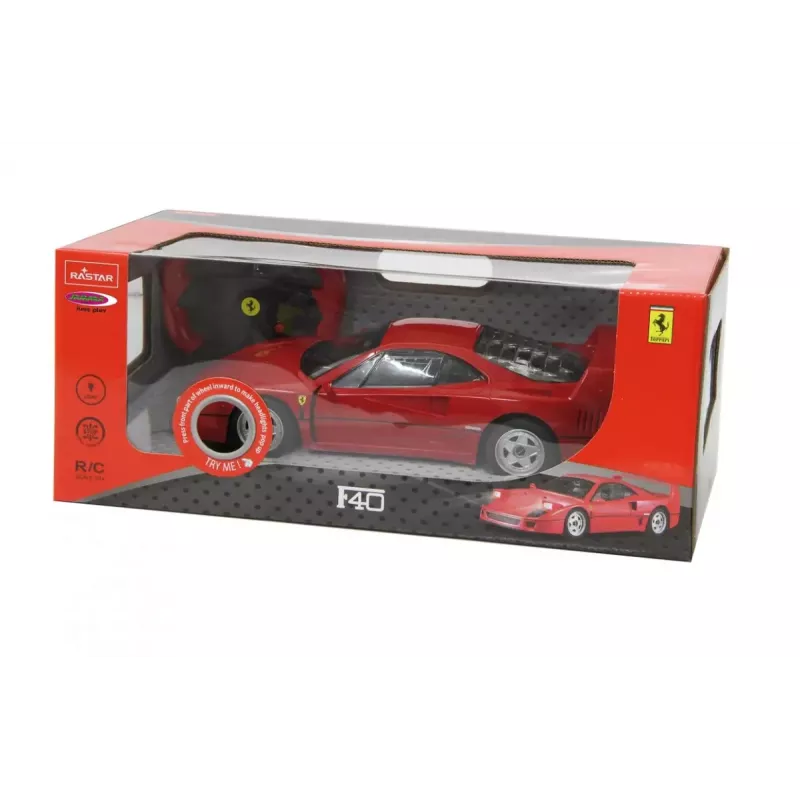 Radio vadāms modelis Jamara Ferrari F40 ar elektromotoru, mērogs 1:14, no 6 gadiem