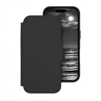 dbramante1928 Lynge MS ICON Apple iPhone 17 maciņš Folio Melns