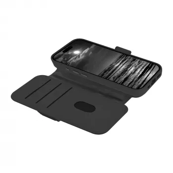 dbramante1928 Lynge MS ICON Apple iPhone 17 maciņš Folio Melns