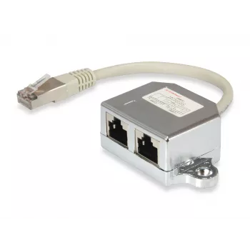 2-Port Cat.5e RJ45 Sadalītājs Equip 127608