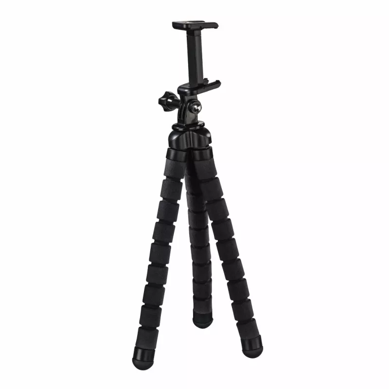 Hama Flex statīvs viedtālrunim / action kamerai, 3 kājas, melns, 26 cm