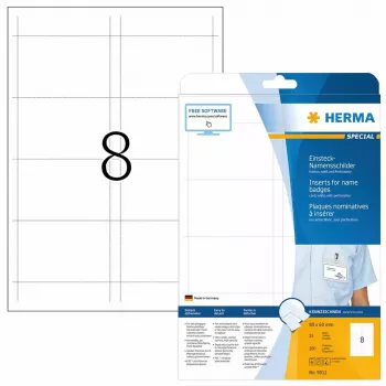 Nelīmējošas printera etiķetes HERMA 9012