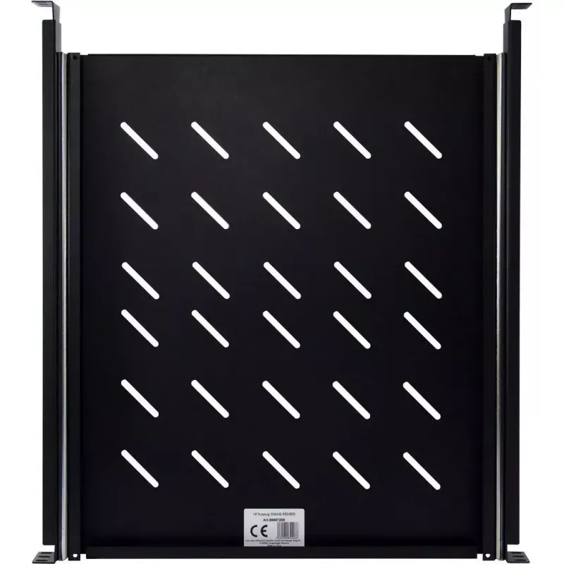 Izvelkama atvilktne Inter-Tech 88887259 1U 19 inch melna RAL 9005
