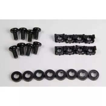 Plaukts Inter-Tech 88887264 19 inch 1U 650 mm melns (RAL 9005) 2 gab.