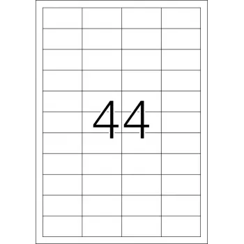 Pašlīmējošas printera etiķetes HERMA Labels Premium A4 48,3x25,4 mm