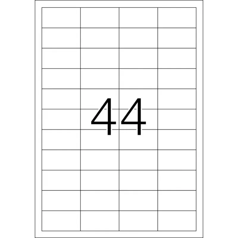 Pašlīmējošas printera etiķetes HERMA Labels Premium A4 48,3x25,4 mm