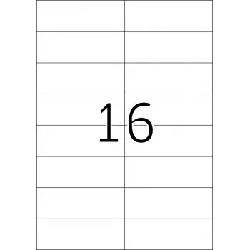 HERMA Labels Premium A4 105x37 mm pašlīmējošās printera etiķetes