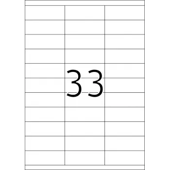 Pašlīmējošās printera etiķetes HERMA Labels Premium A4 70x25,4 mm