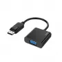 Hama 00200337 video kabeļa adapteris DisplayPort uz VGA (D-Sub) melns
