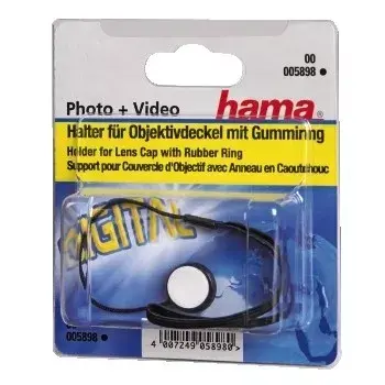 Lēcas vāciņa turētājs Hama 5898 Melns