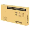 Manhattan griestu stiprinājums TV un monitoriem, 37-65 collas, regulējams augstums 70-157 cm, VESA 200x200-600x400mm, līdz 50 kg