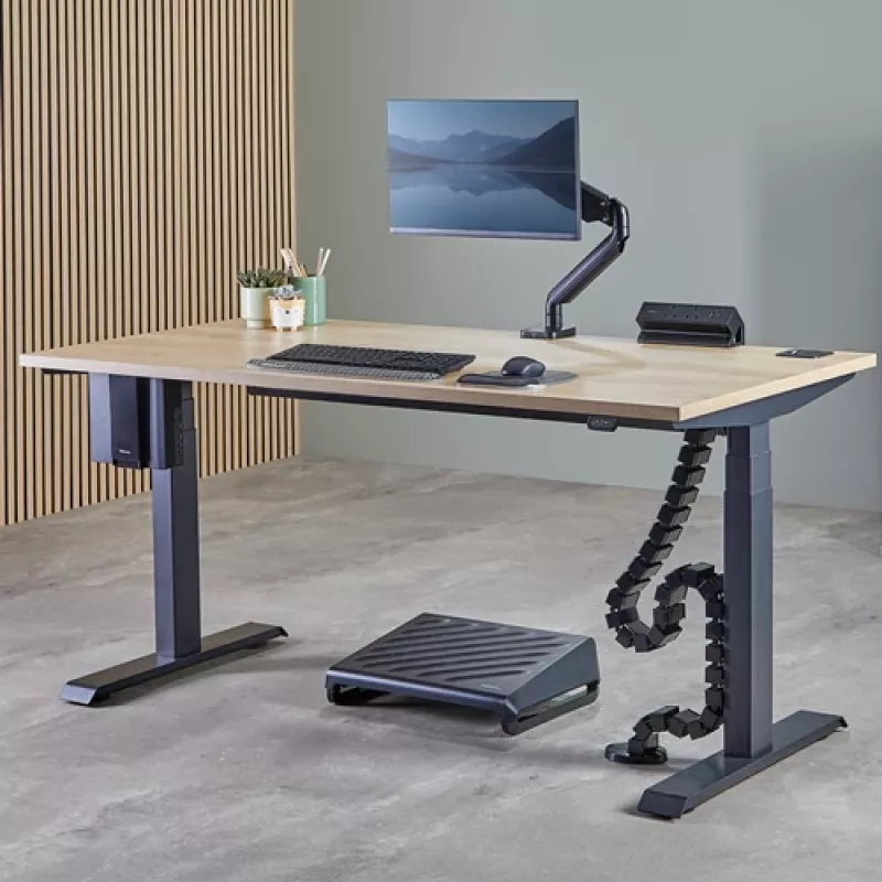 Fellowes 100136875 CPU turētājs zem galda, melns
