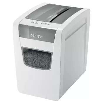 Leitz IQ Slim Home Office Papīra Smalcinātājs P4, Šķērsgriezuma smalcināšana, 22 cm, 4 x 28 mm, 23 L, 10 lapas, 58 dB
