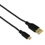 Hama 0,75m USB 2.0 A uz Micro-USB B kabelis, melns