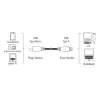 Hama 0,75m USB 2.0 A uz Micro-USB B kabelis, melns